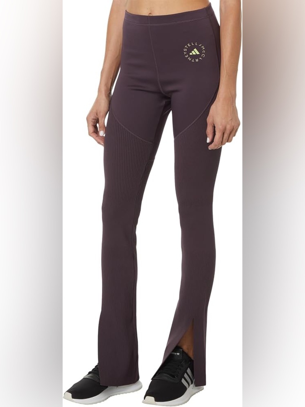 Adidas by Stella McCartney Plum Ribbed Flare Track Pants
